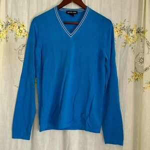 Men’s Small Michael Kors blue sweater!